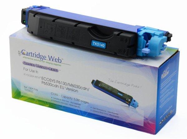 KYOCERA TK5140C Utángyártott Cartridge WEB Cyan Toner