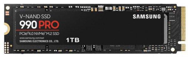 SAMSUNG SSD Belső, 1TB, 990 PRO, PCIe 4.0, NVMe 2.0, 600 TBW