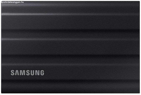 SAMSUNG SSD Külső, 1TB, T7 Shield, Fekete, USB 3.2