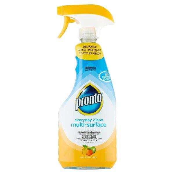 Általános felülettisztító szórófejes 500 ml Pronto Everyday Clean
Multi-Surface Sunshine Day