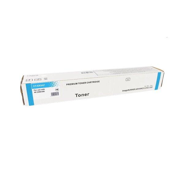 Premium Canon CEXV47 C-EXV47 Cyan Utángyártott Toner 21.500 oldal kapacitás