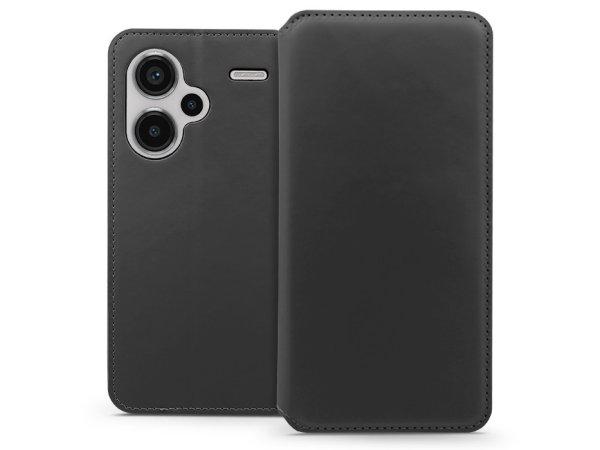 Xiaomi Redmi Note 13 Pro+ oldalra nyíló tok - Dual Pocket Flip - fekete