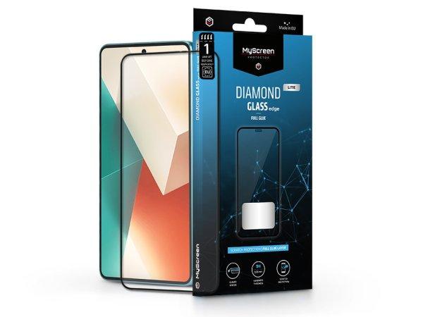 Xiaomi Redmi Note 13 4G/Redmi Note 13 5G edzett üveg képernyővédő fólia -
MyScreenProtector Diamond Glass Lite Edge2.5D Full Glue - fekete