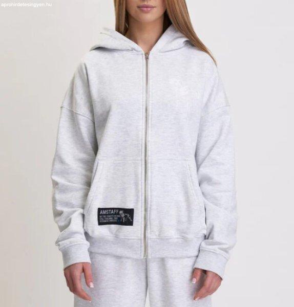 Amstaff Woman Basic Ziphoodie Grey