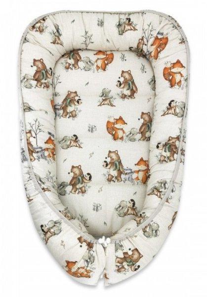 Baby Shop babafészek 55x75 cm - Róka és barátai 