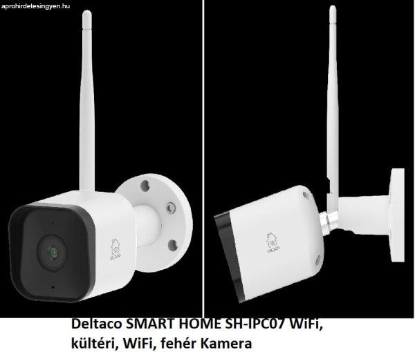 Deltaco SMART HOME SH-IPC07 WiFi, kültéri, WiFi, fehér Kamera