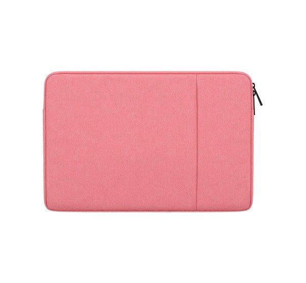 DEVIA JUSTYLE tok fekvő, textil LAPTOP/NOTEBOOK/TABLET (univerzális,
vízálló, 13,3" méret) RÓZSASZÍN