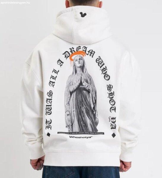 Whoshotya Matria Heavy Oversize Hoodie White