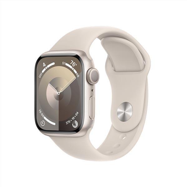 Apple Watch Series 9 GPS 41mm Starlight Aluminium Case Starlight Sport szíjjal
- M/L