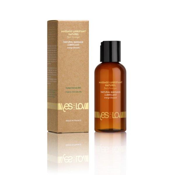 Yes for Lov Natural Massage 100 ml masszázsolaj-síkosító