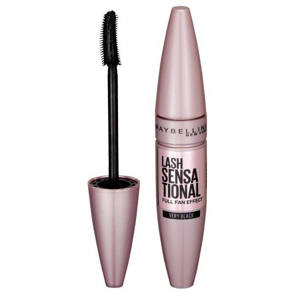 Maybelline Szempillaspirál a hosszú és telt
szempillákért (Lash Sensational Mascara) 9,5 ml Black