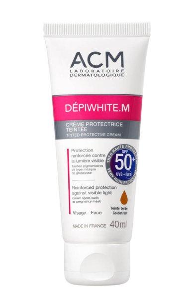 ACM Tonizáló bőrvédő krém SPF 50+ Dépiwhite
M (Tinted Protective Cream) 40 ml