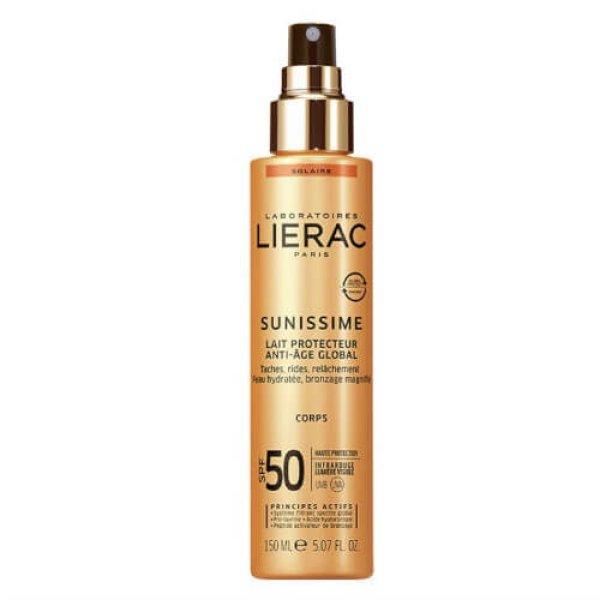 Lierac Hidratáló testápoló tej SPF 50 Sunissime (Global
Anti-Aging Protective Milk) 150 ml