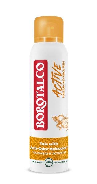 Borotalco Dezodor spray mandarin és neroli Active (Deo Spray) 150 ml