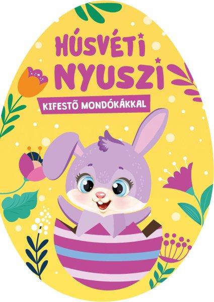 Húsvéti nyuszi - kifestő mondókákkal