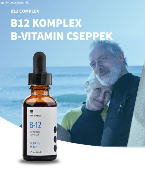 B-12 Komplex B-vitamin cseppek 30 ml – RÖVID Lejáratú termék