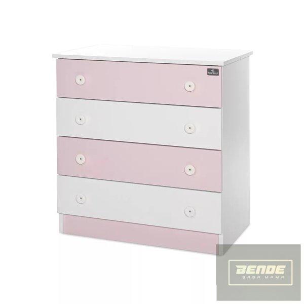 Lorelli Komód - White & Orchid Pink