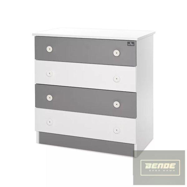 Lorelli Komód - White & Stone Grey