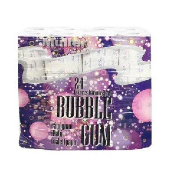 6x Müller Bubble Gum 3 rétegű WC papír XXL 24 tekercs