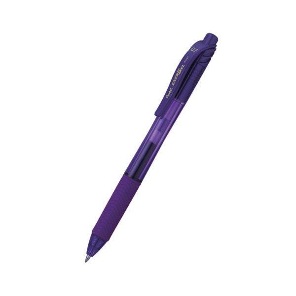 Rollertoll zselés golyóátmérő 0,7 mm, Pentel EnerGelX BL107-VX, írásszín
lila