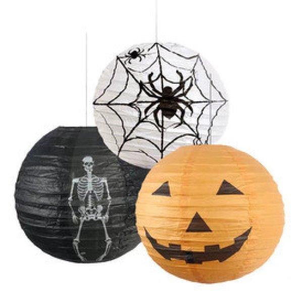 Halloween lampion 30cm többféle