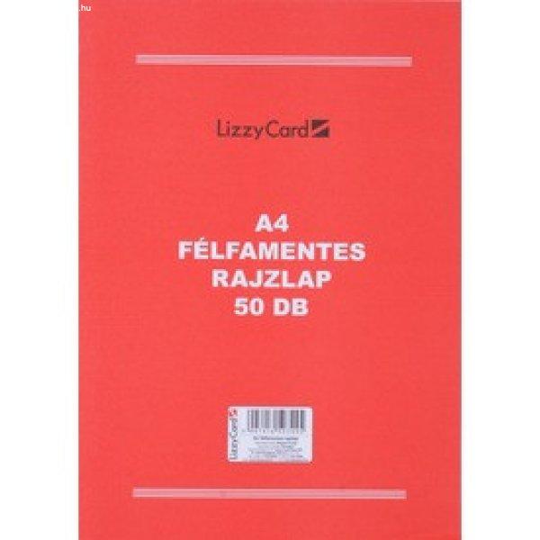 Félfamentes rajzlaptömb 50 lapos - A4