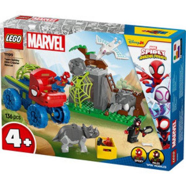 LEGO Spidey 11199 Pókcsapat: mentőakció a dinómarkolóval