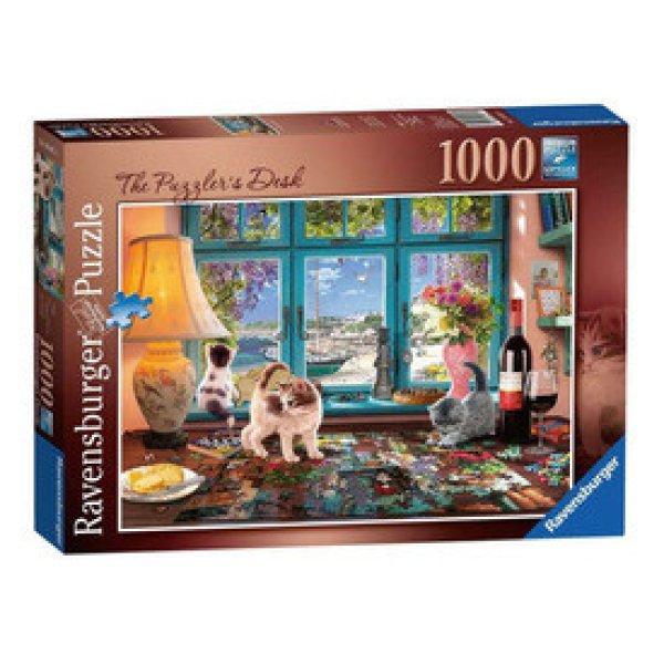 Puzzle 1000 db - A puzzle kirakó asztala