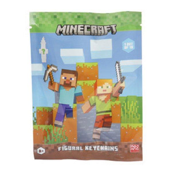 Minecraft figura kulcstartó tasakban