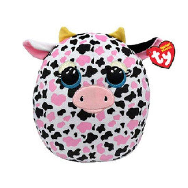 Ty Squishy Beanies párna alakú plüss figura MILKSHAKE, 22 cm - tehén