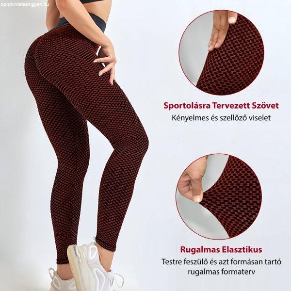 Női leggings több méretben, igazán kényelmes - Bordó - L