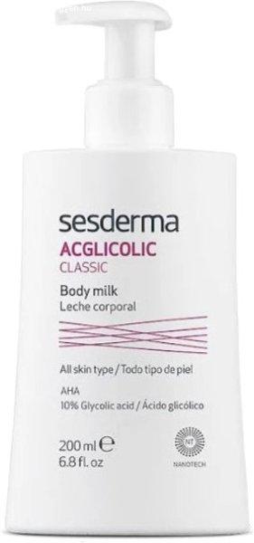 Sesderma Regeneráló testápoló tej
öregedésgátló hatással Acglicolic Classic (Body Milk)
200 ml