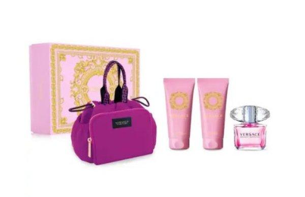 Versace Bright Crystal - EDT 90 ml + testápoló 100 ml +
tusfürdő 100 ml + kozmetikai táska