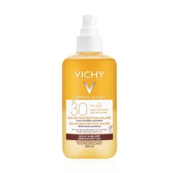 Vichy Védő spray béta-karotinnal SPF 30 Ideal Soleil (Solar
Protective Water) 200 ml