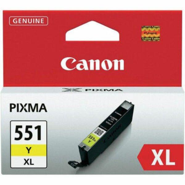 CANON® CLI-551XL EREDETI TINTAPATRON SÁRGA 11 ml(≈ 660 oldal) ( 6446B001 )