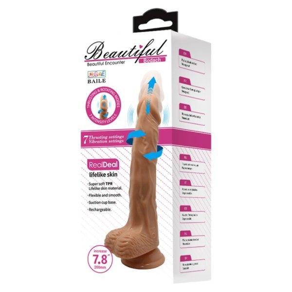  Beautiful Bodach 7,8 " Vibrating Dildo 