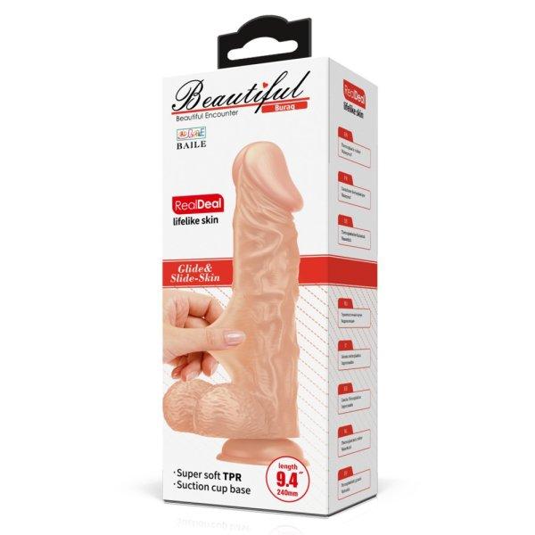  Beautiful Buraq 9,4 " Dildo Flesh 