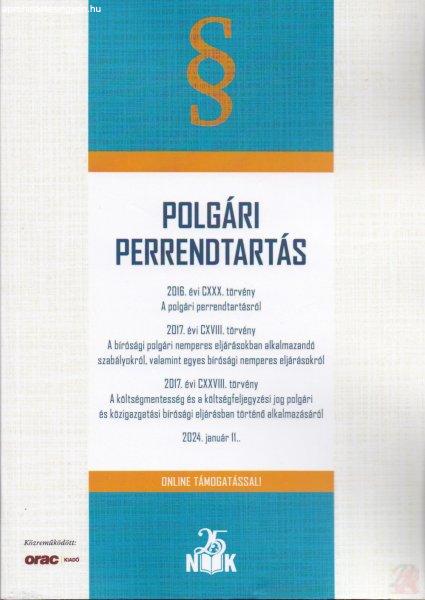 POLGÁRI PERRENDTARTÁS (ragasztókötött) + Hatályosító pótlap