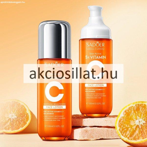 Sadoer Skin Active 5x Vitamin C Face Lotion C-vitaminos arcápoló 100ml