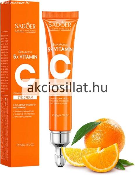 Sadoer Skin Active 5x Vitamin C Eye Cream C-vitaminos Szemránckrém 20g