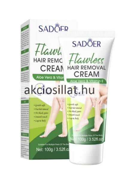 Sadoer Flawless Hair Removal Cream Aloe Vera & Vitamin E szőrtelenítő krém
100g