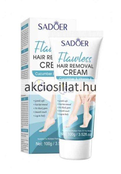 Sadoer Flawless Hair Removal Cream Cucumber & Vitamin E szőrtelenítő krém
100g