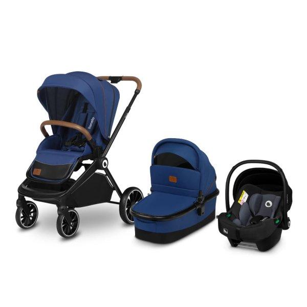 Lionelo Mika 3in1 multifunkciós babakocsi - Blue Navy + Astrid I-Size
babahordozó - Black Grey