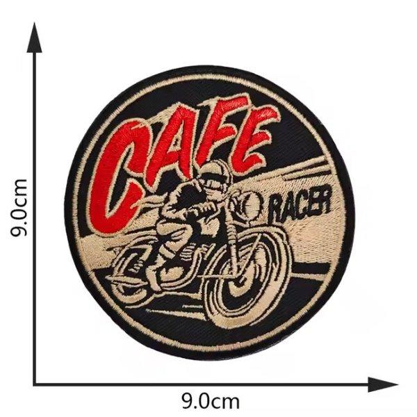 WARAGOD Hímzett patch Cafe Racer