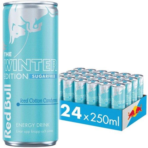 Red Bull Winter Edition Iced Cotton Candy vattacukor ízű zero energiaital
250ml