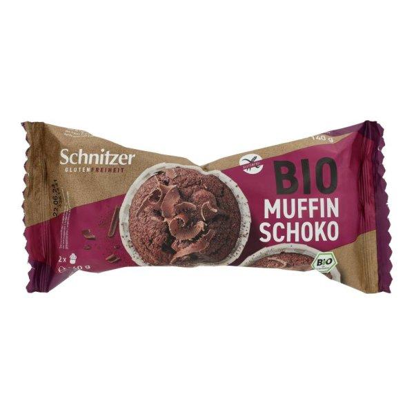 SCHNITZER BIO MUFFIN CSOKIS GM. 140G