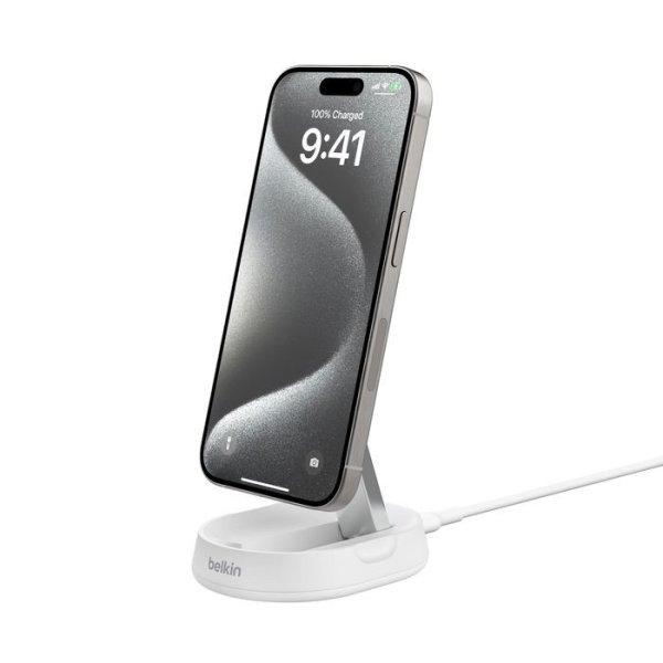 Belkin BoostCharge Pro Convertible Magnetic Wireless Charging Stand with Qi2 15W
White