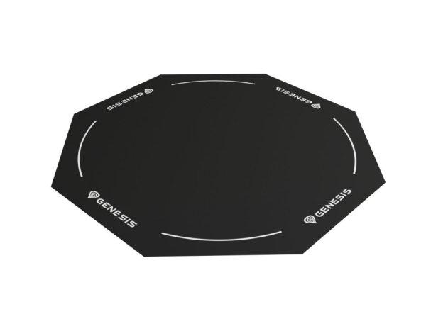 Genesis Tellur 400 Octagon Logo Protective Gaming Szőnyeg Black/White