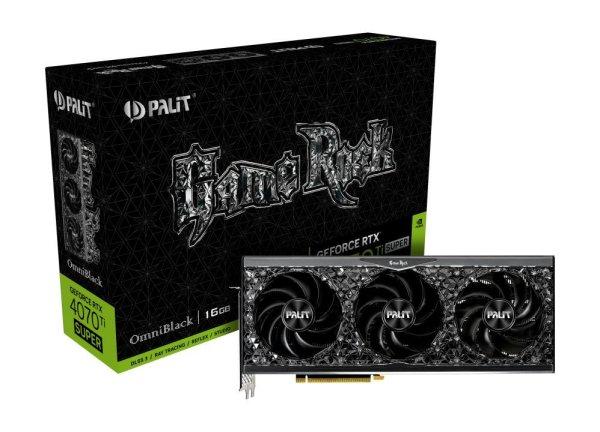 Palit GeForce RTX4070 Ti Super 16GB GDDR6X GameRock OmniBlack