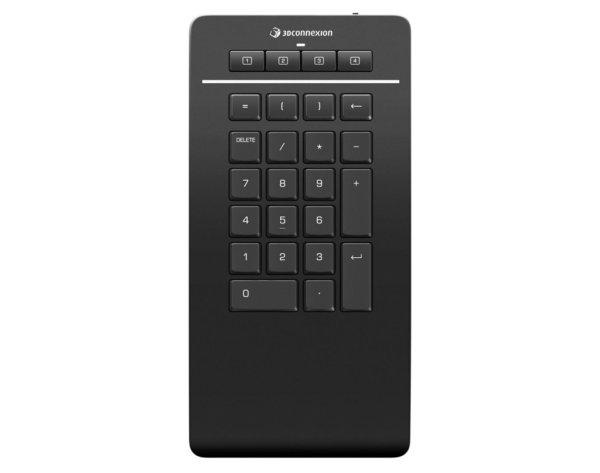 3D Connexion Wireless Bluetooth Numpad Pro Keypad Black